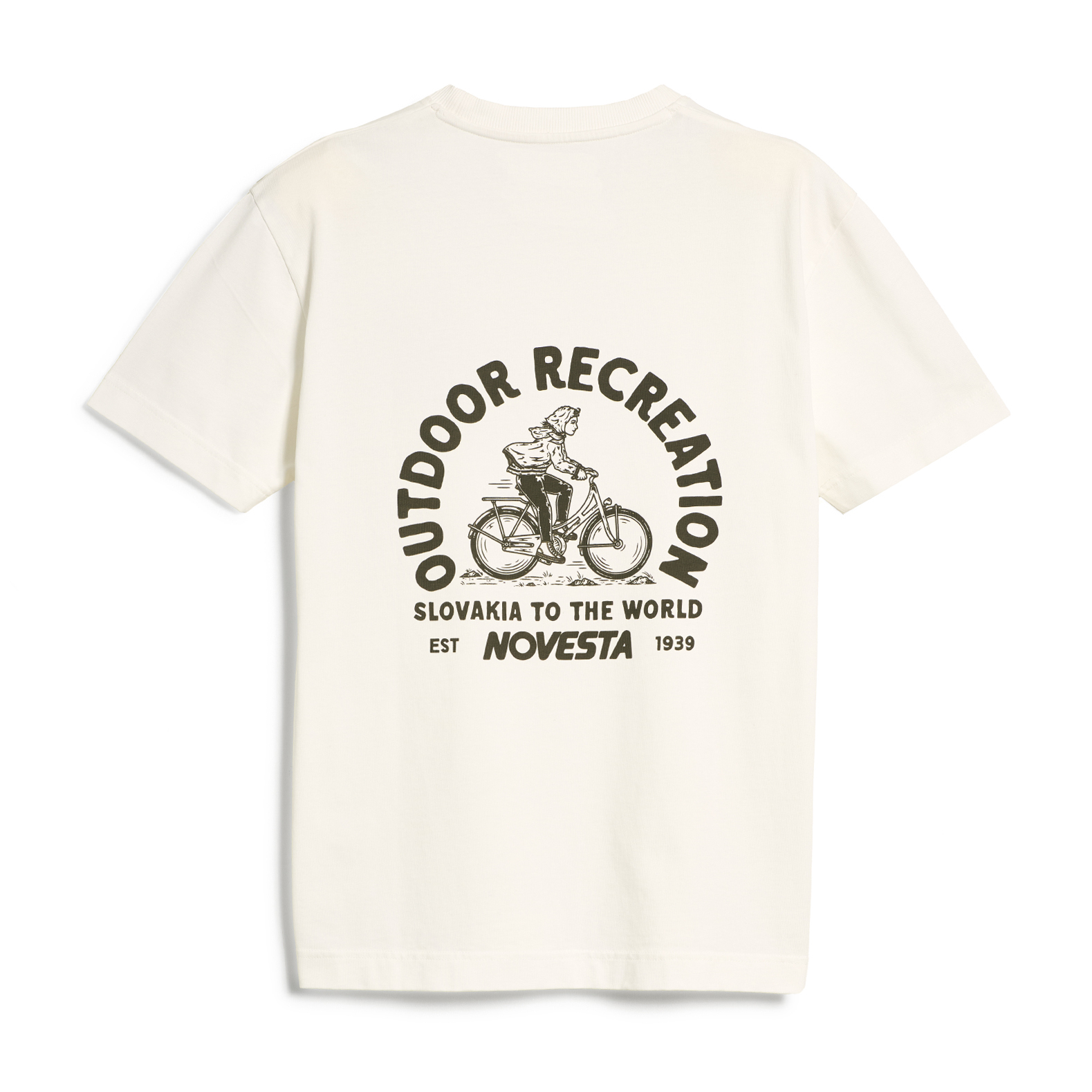 Picture of NOVESTA T-SHIRT BIKER GIRL WMN OFF WHITE