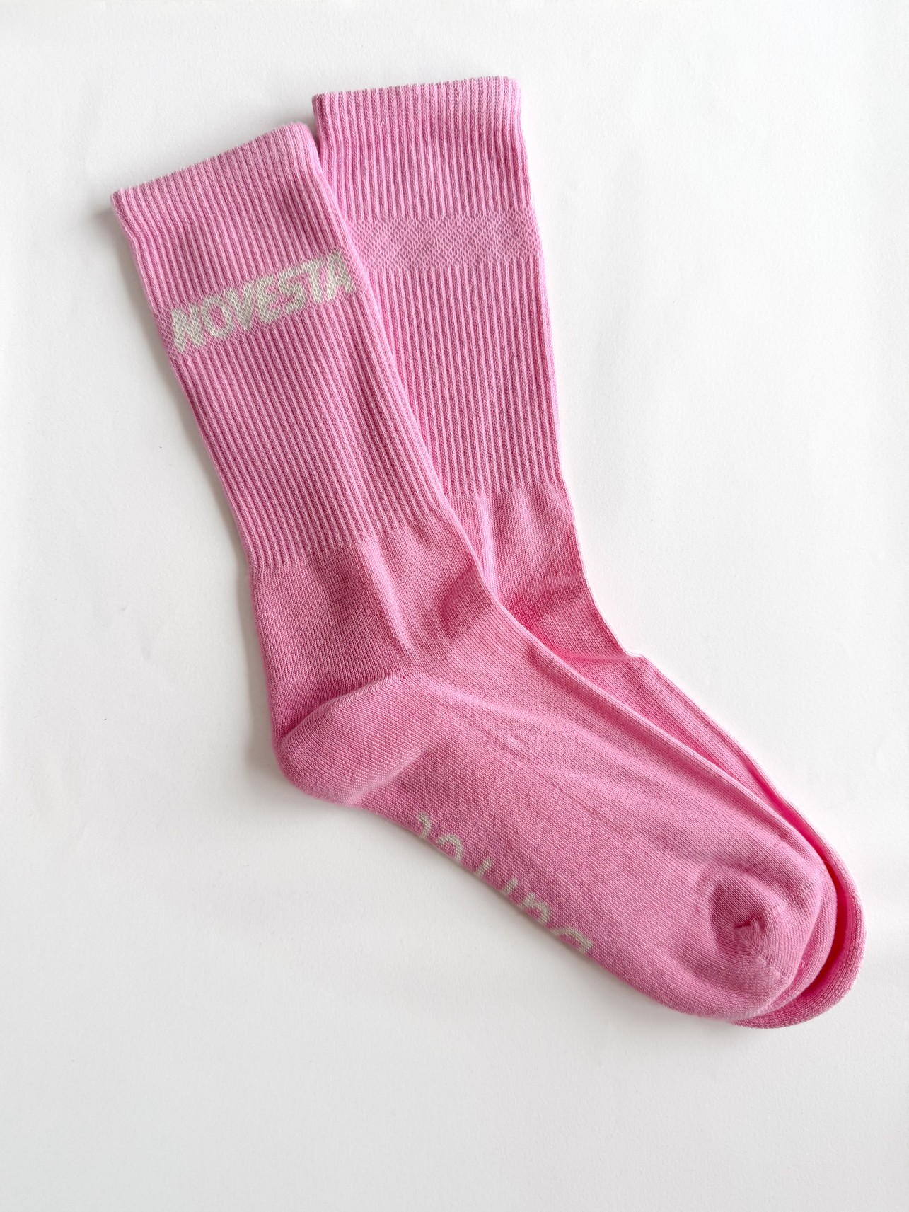 Picture of Buffet x Novesta Rib logo socks pink
